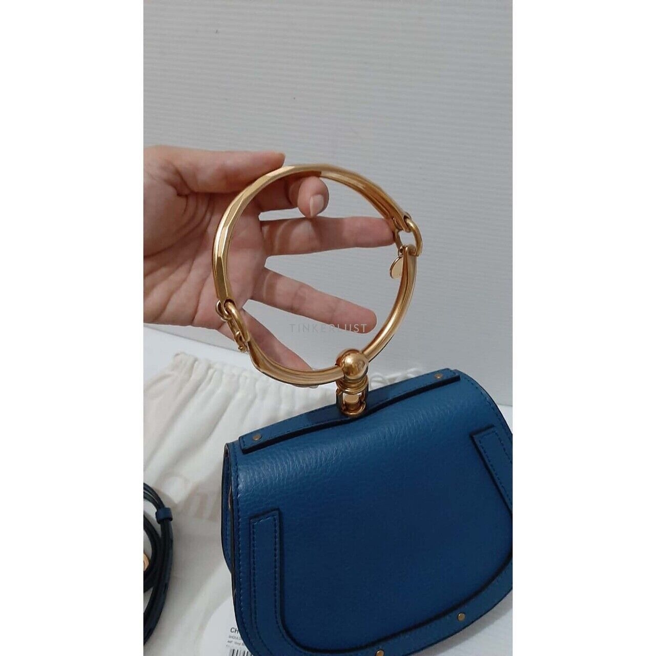 Chloe Nile Blue Bracelet Sling Bag