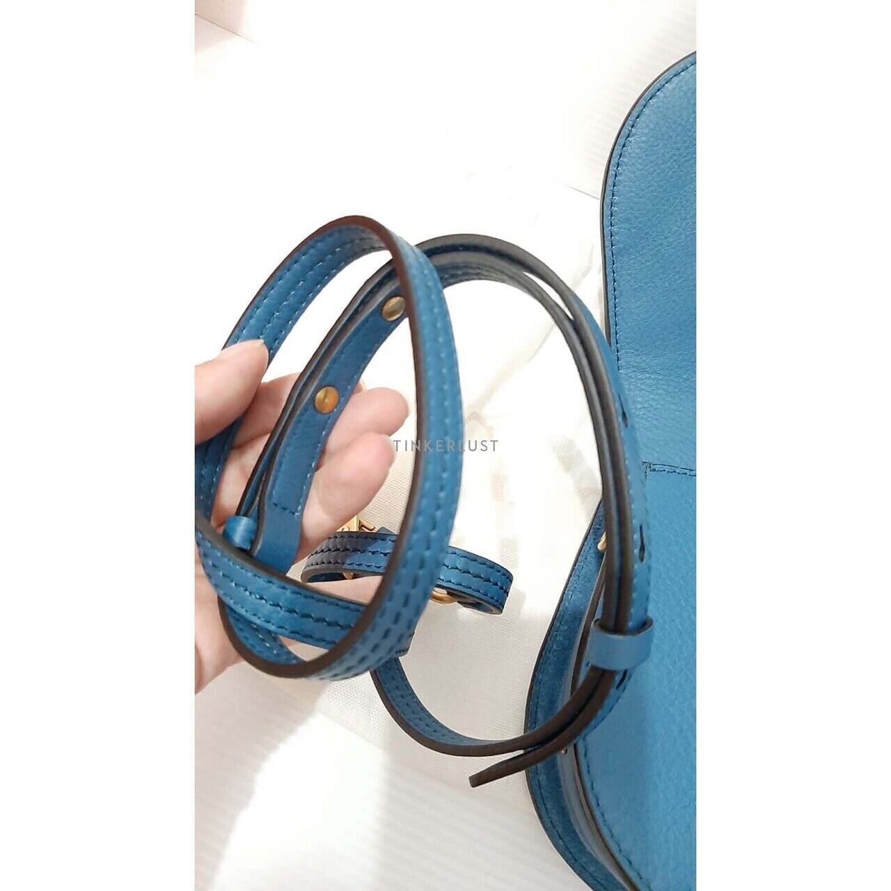 Chloe Nile Blue Bracelet Sling Bag