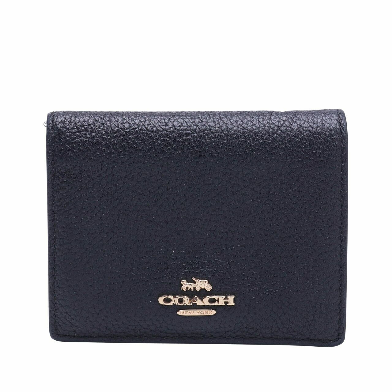 Coach Black Small Snap Wallet