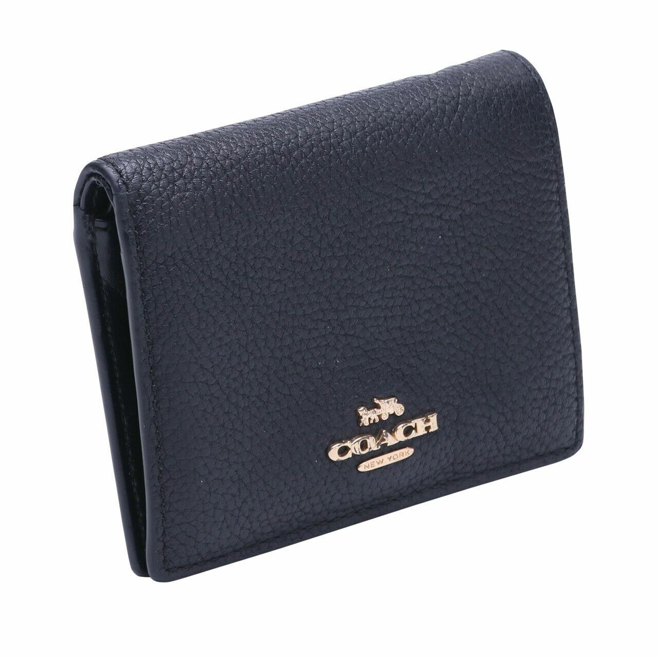 Coach Black Small Snap Wallet