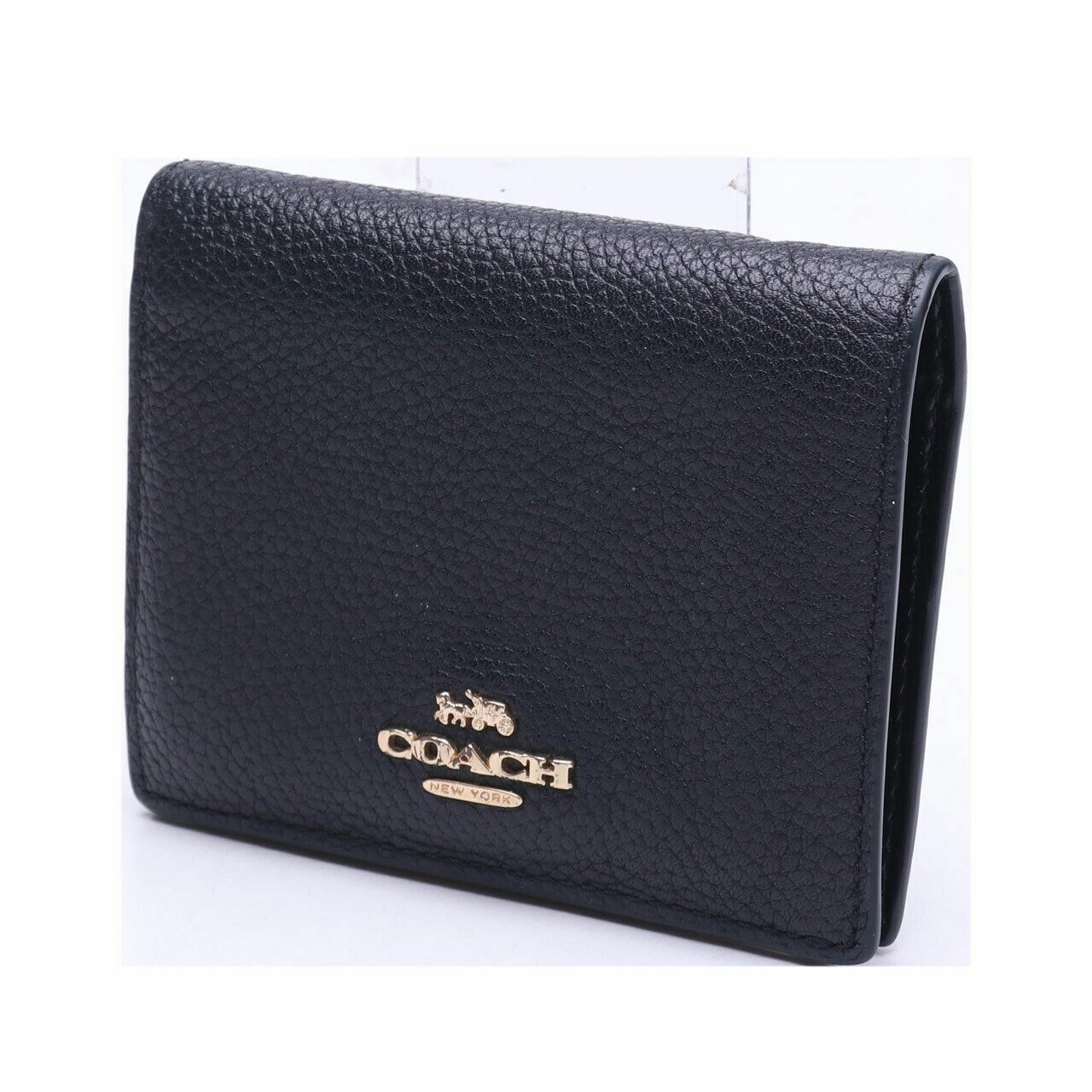 Coach Black Small Snap Wallet