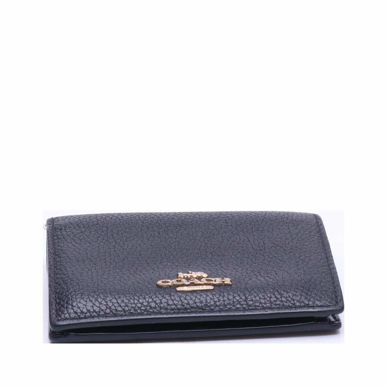 Coach Black Small Snap Wallet