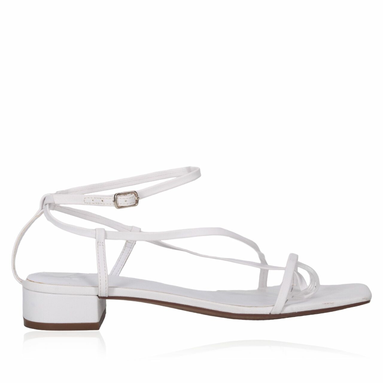 H&M White Sandals Heels