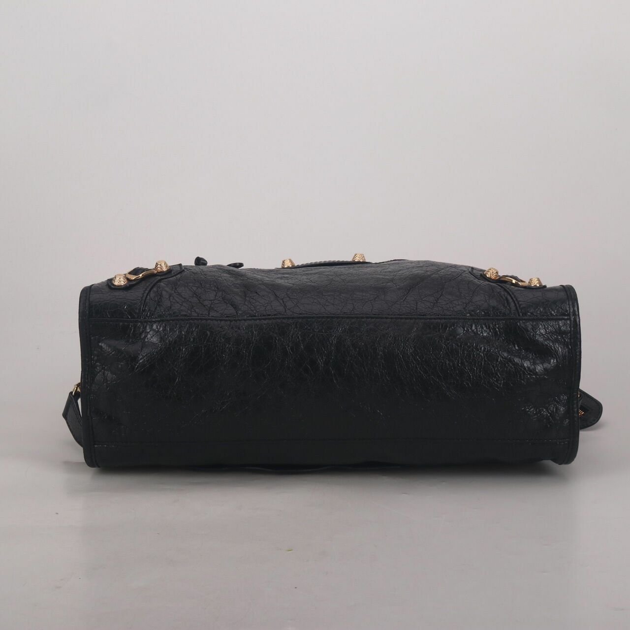 Balenciaga Agneau Giant 12 GHW City In Black Satchel