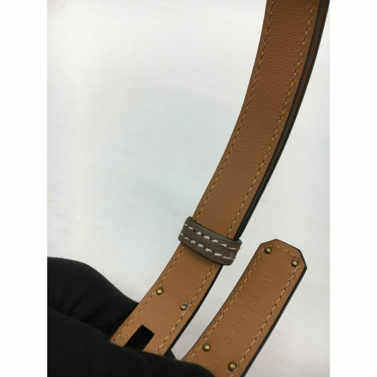 Hermes Taupe Ikat Pinggang