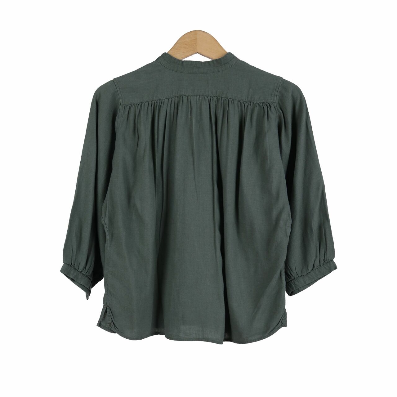 UNIQLO Sage Green Blouse