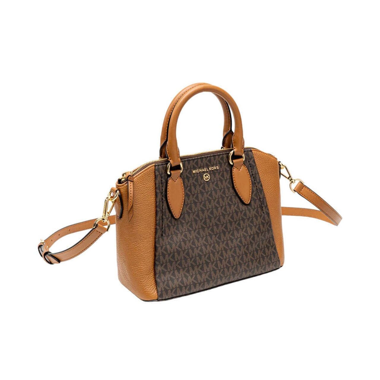 Michael Kors Sienna Medium Messenger Bag Brown/Acorn