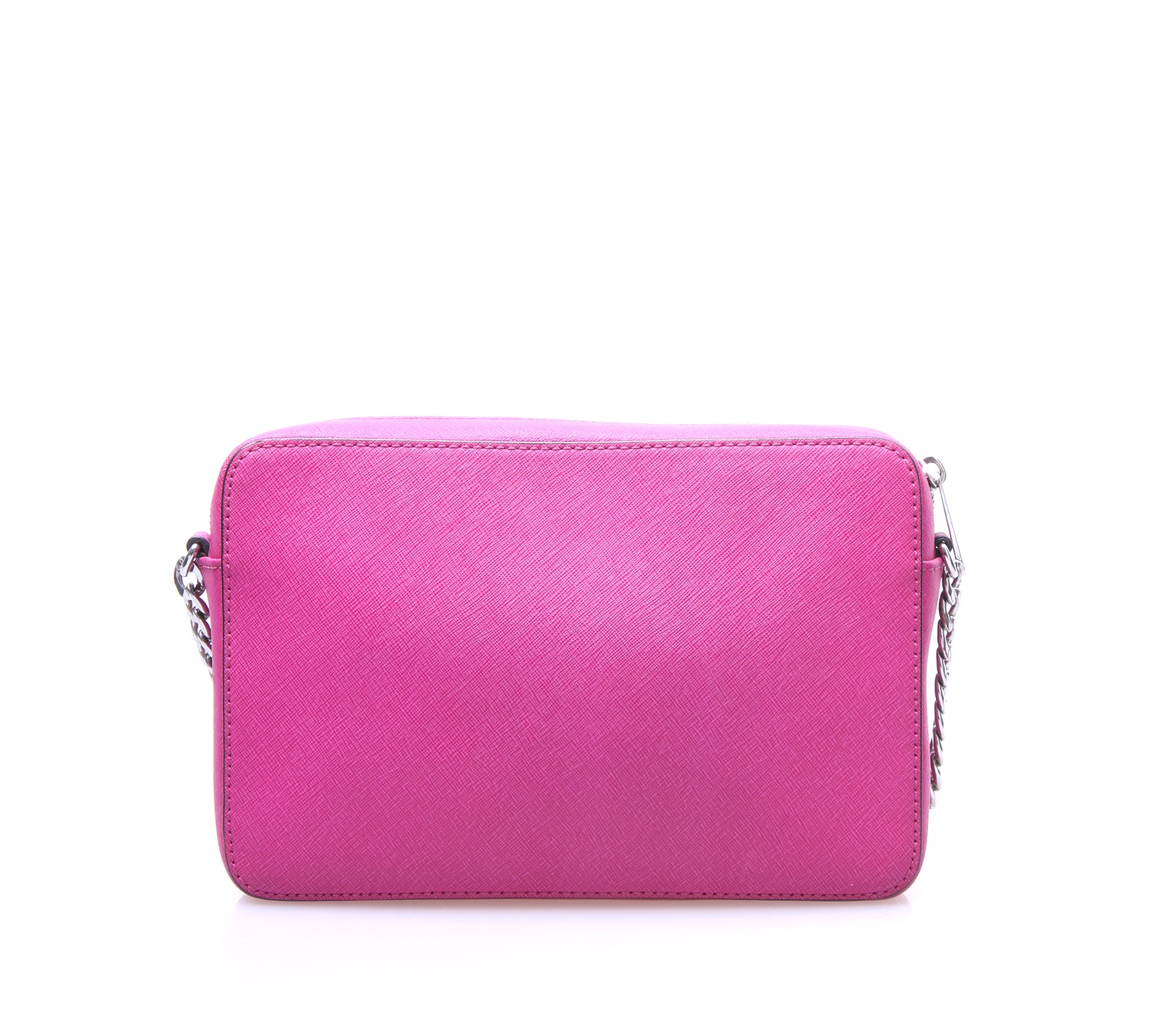 Michael Kors Magenta Saffiano Leather Sling Bag