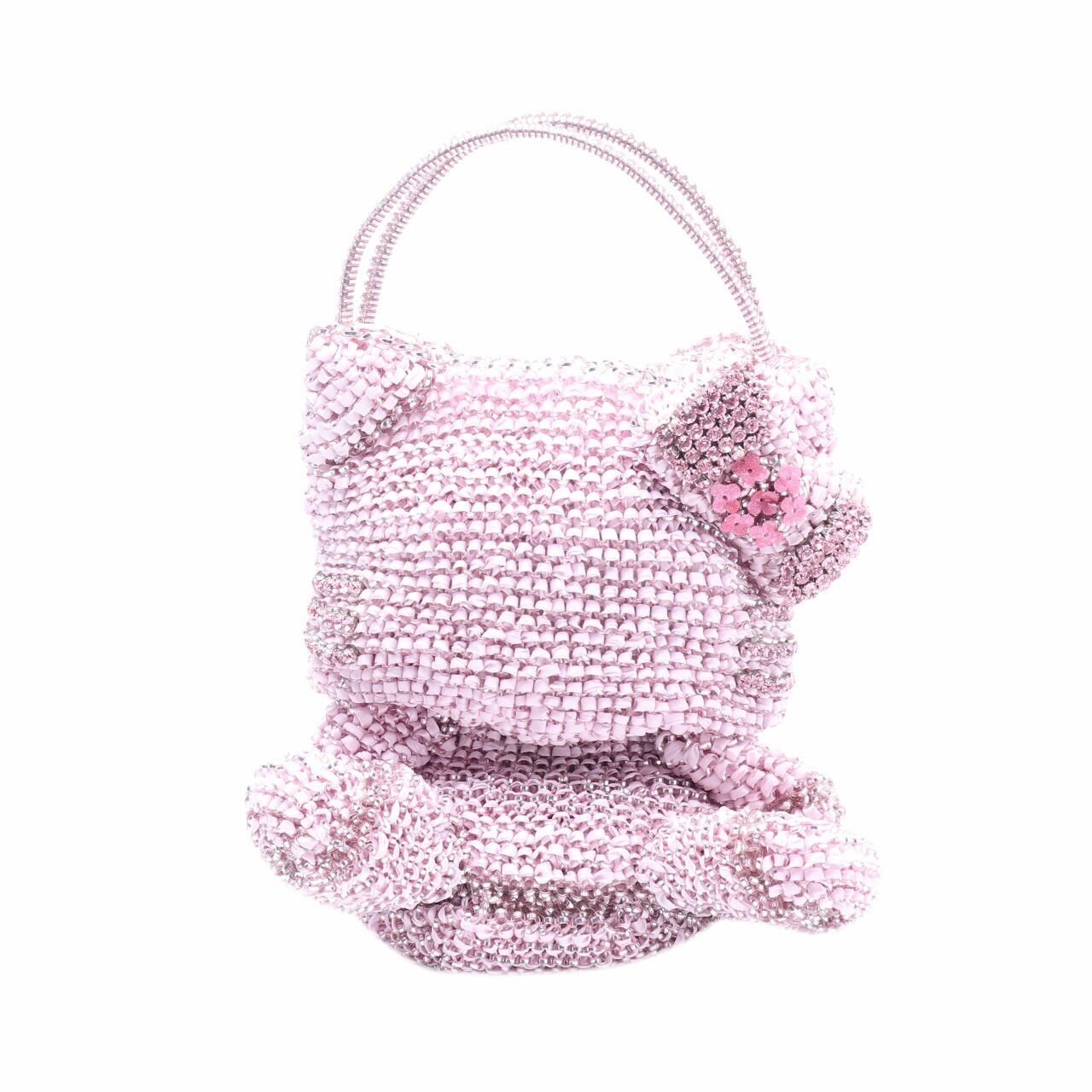 Anteprima x Hello Kitty Pink Silver Wire Hand Bag