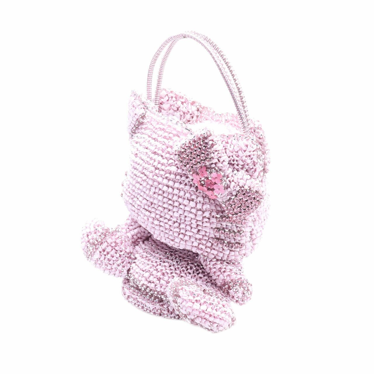 Anteprima x Hello Kitty Pink Silver Wire Hand Bag