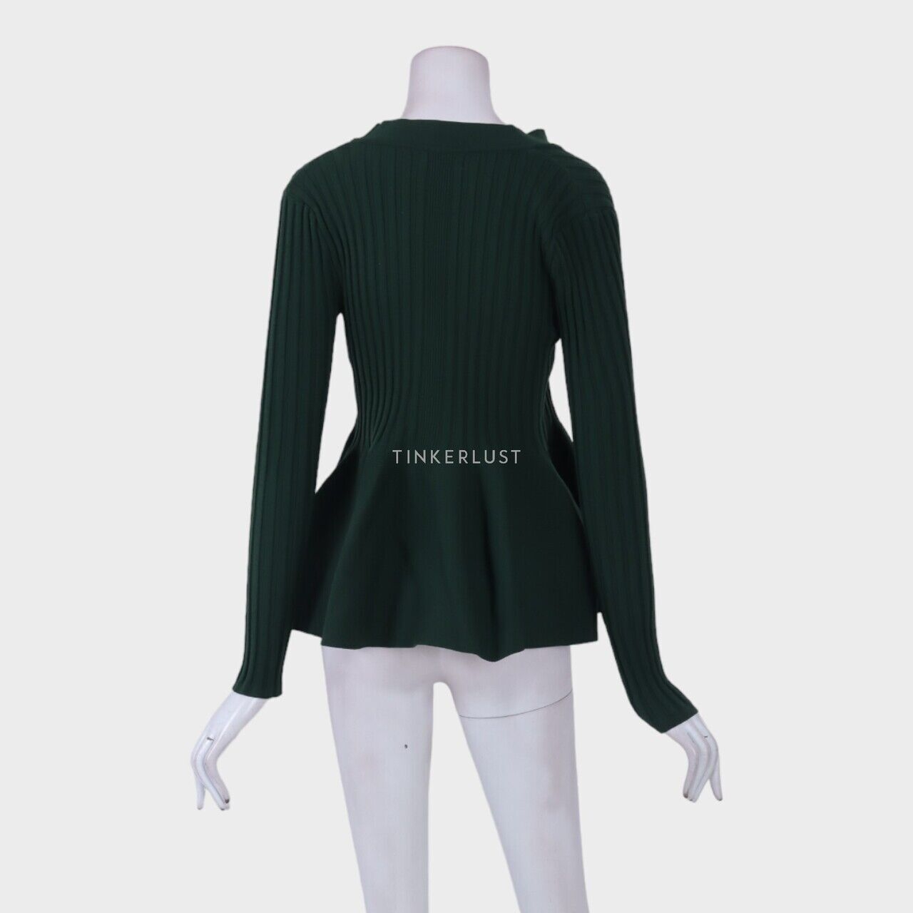 Duma Dark Green Knit Blouse