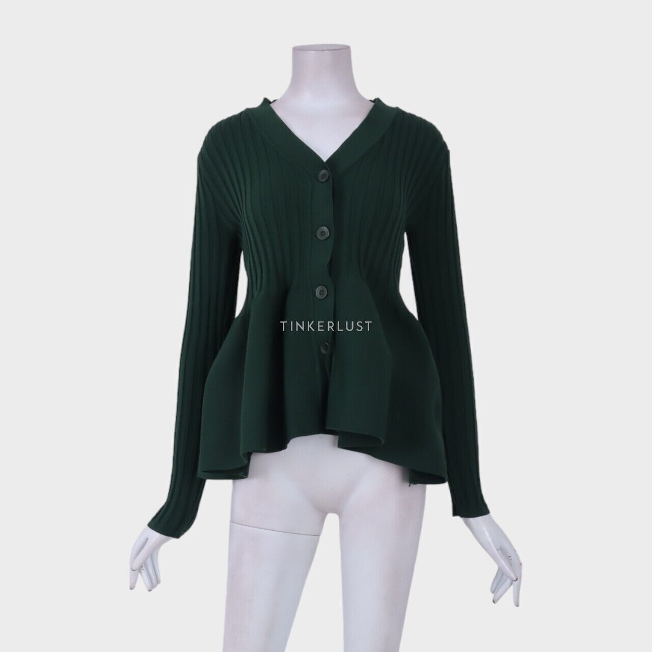 Duma Dark Green Knit Blouse