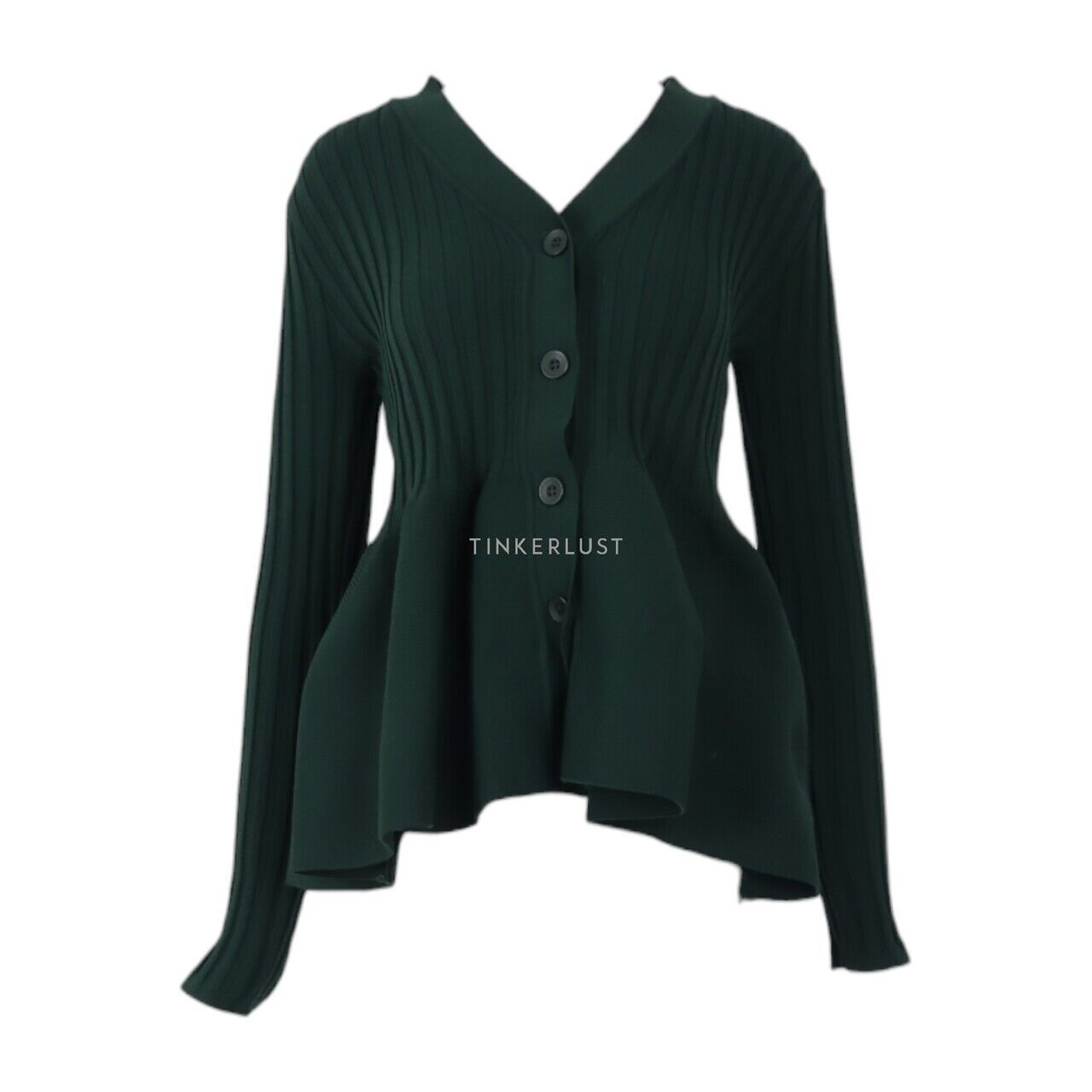 Duma Dark Green Knit Blouse