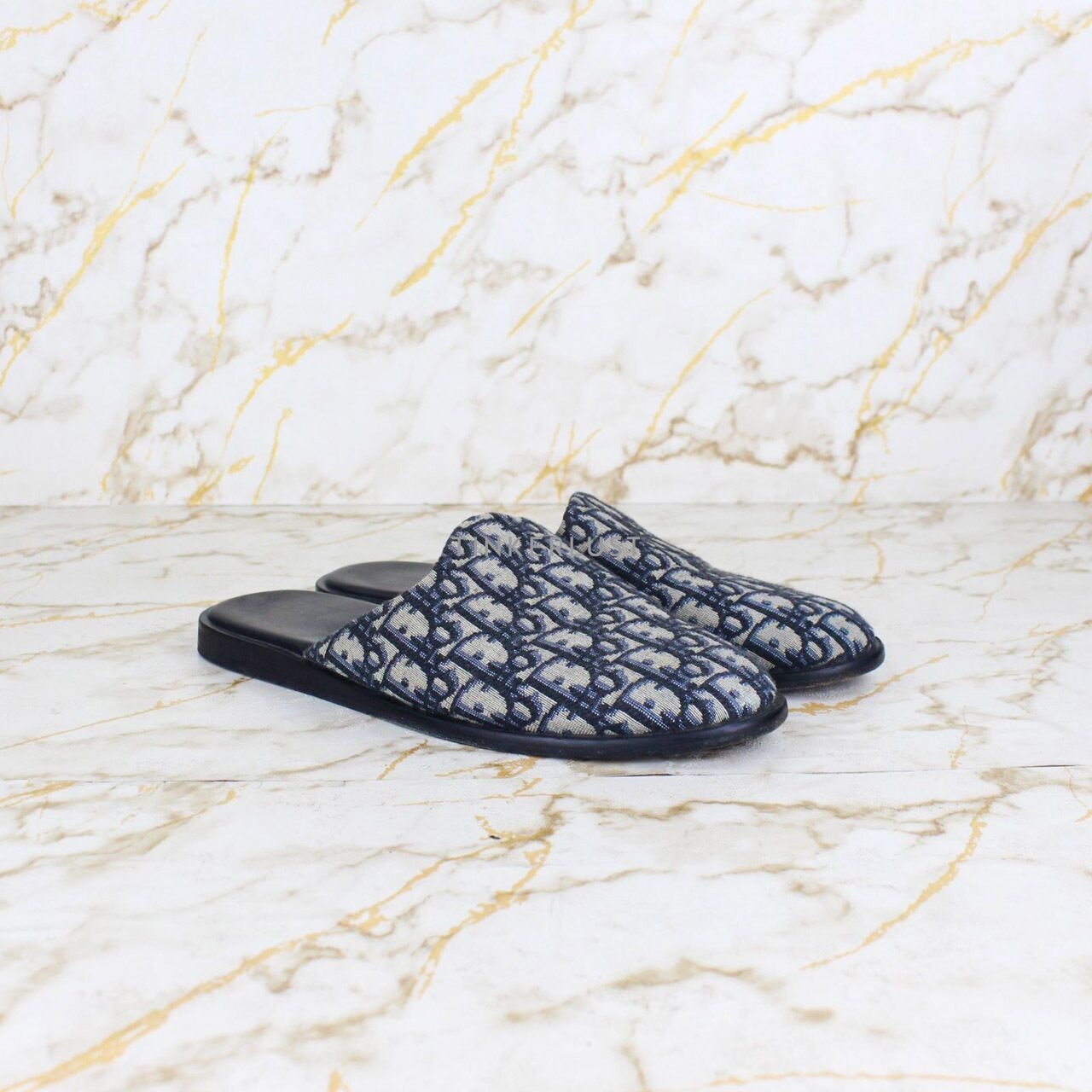 Christian Dior Oblique Jacquard Slides Sandals