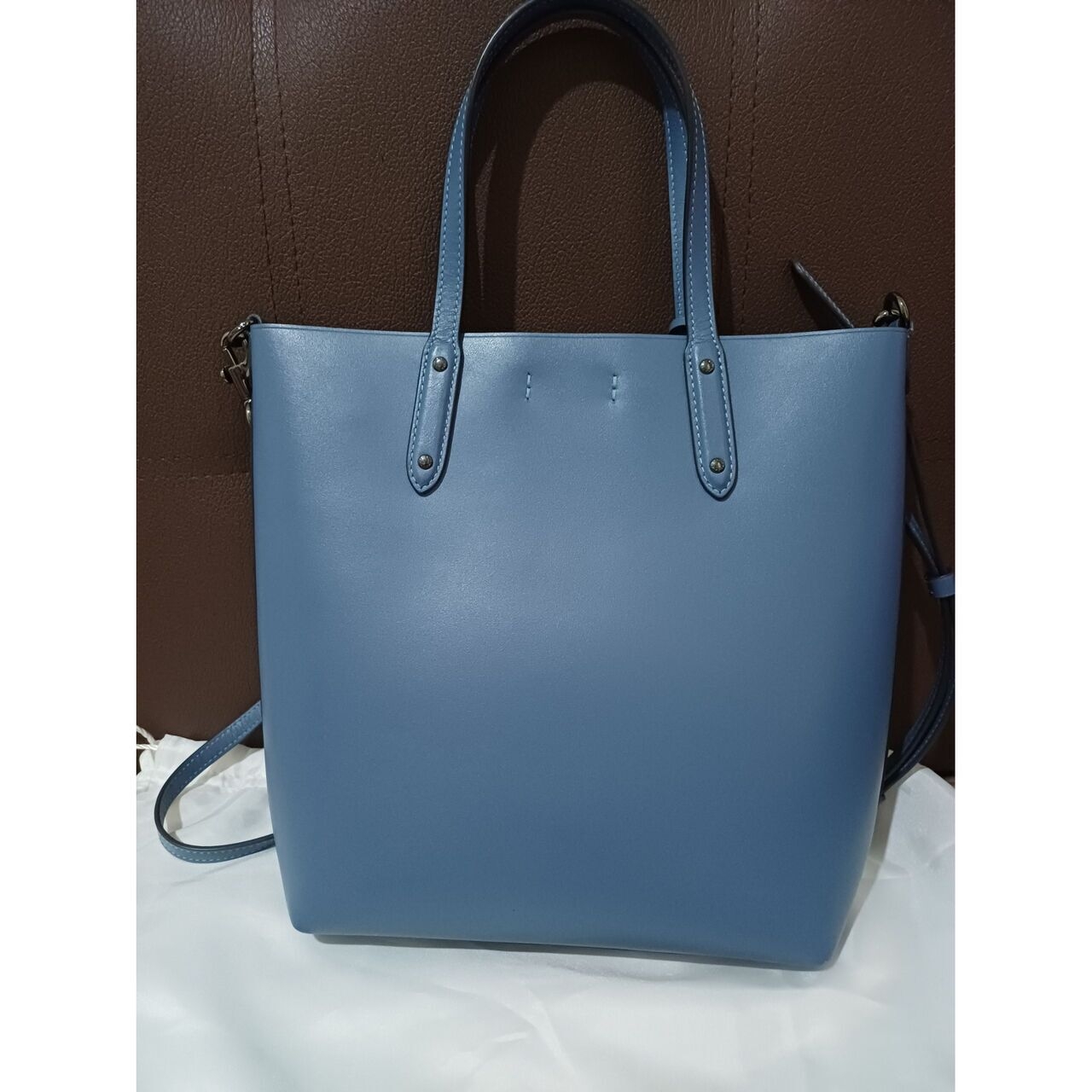 Coach Central Shopper Blue Tote Bag