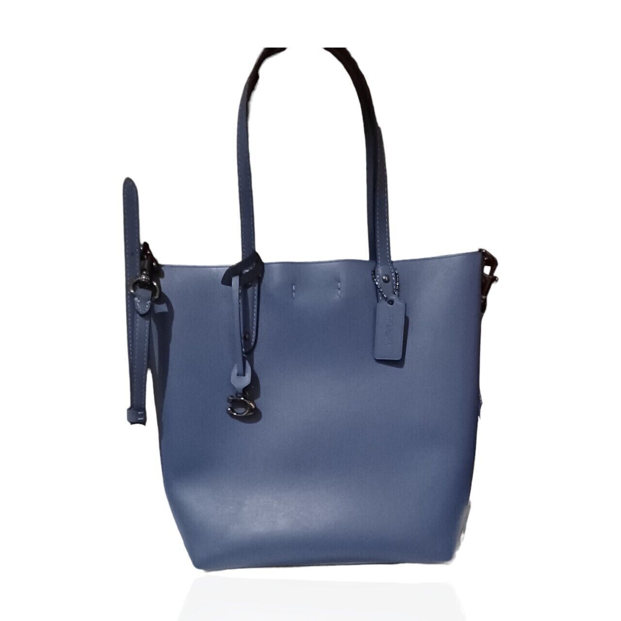 Coach Central Shopper Blue Tote Bag