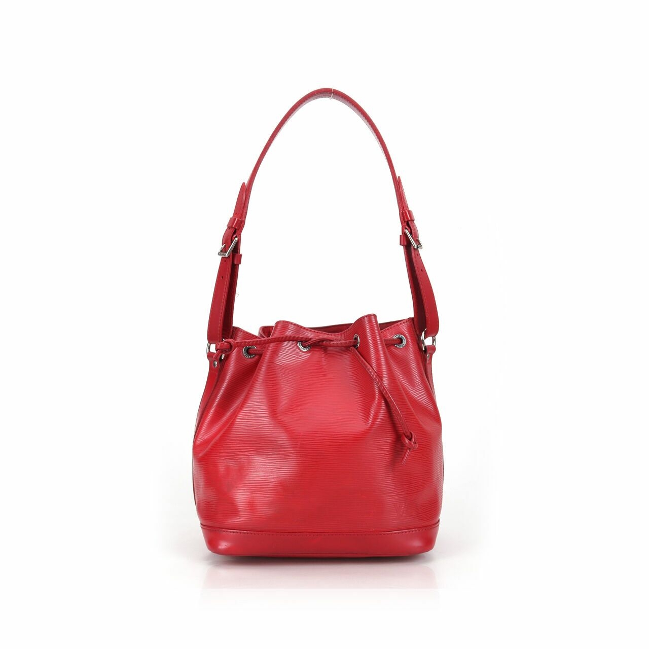 Louis Vuitton Petit Noe Red Epi Leather Shoulder Bag