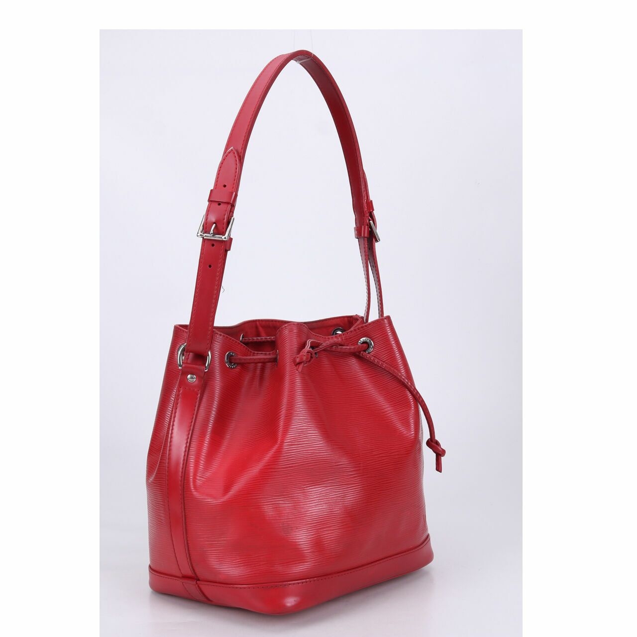 Louis Vuitton Petit Noe Red Epi Leather Shoulder Bag