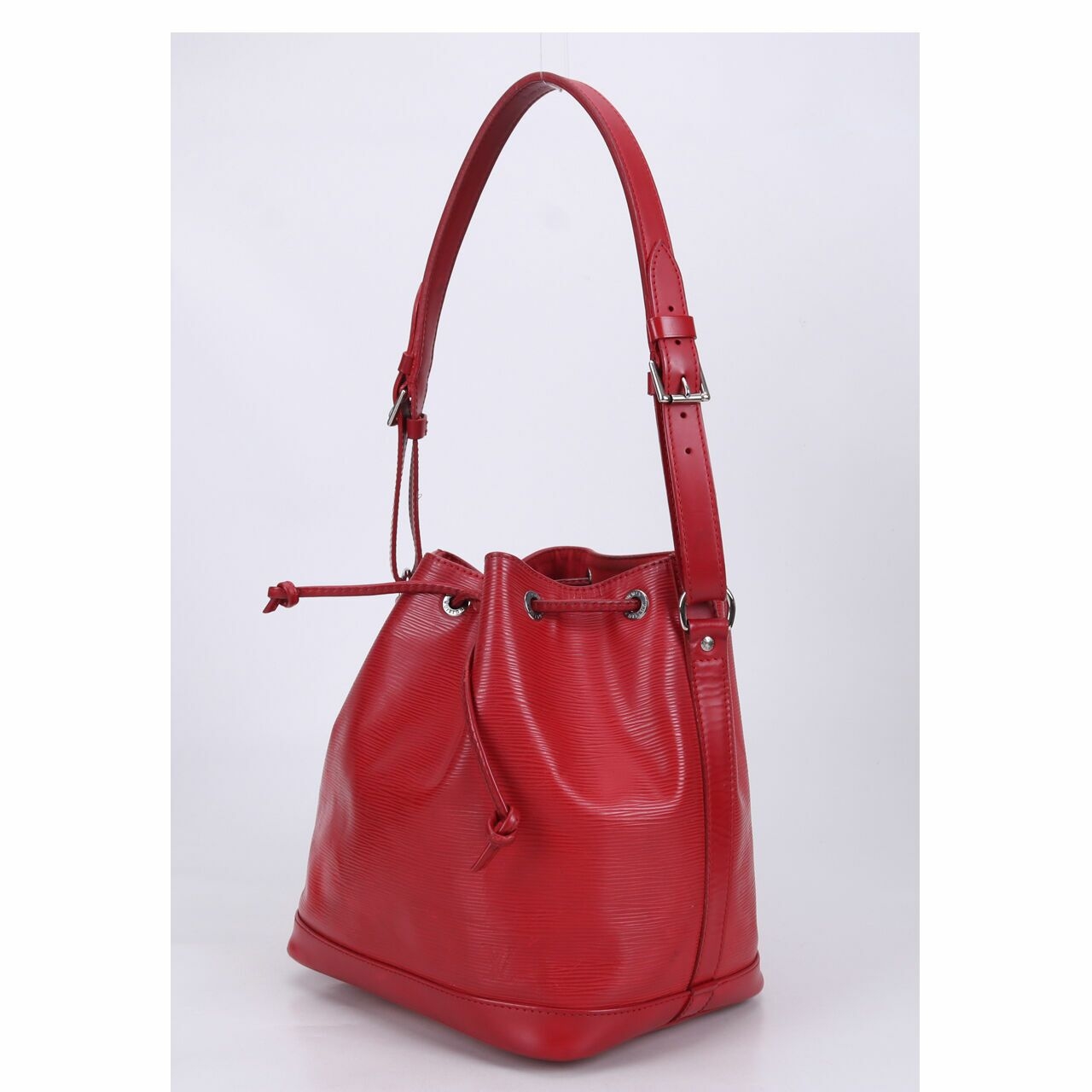 Louis Vuitton Petit Noe Red Epi Leather Shoulder Bag