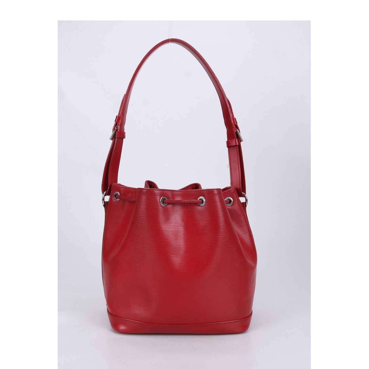 Louis Vuitton Petit Noe Red Epi Leather Shoulder Bag