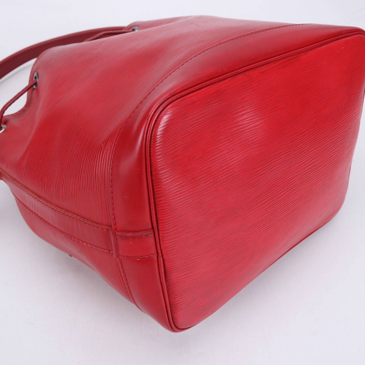 Louis Vuitton Petit Noe Red Epi Leather Shoulder Bag