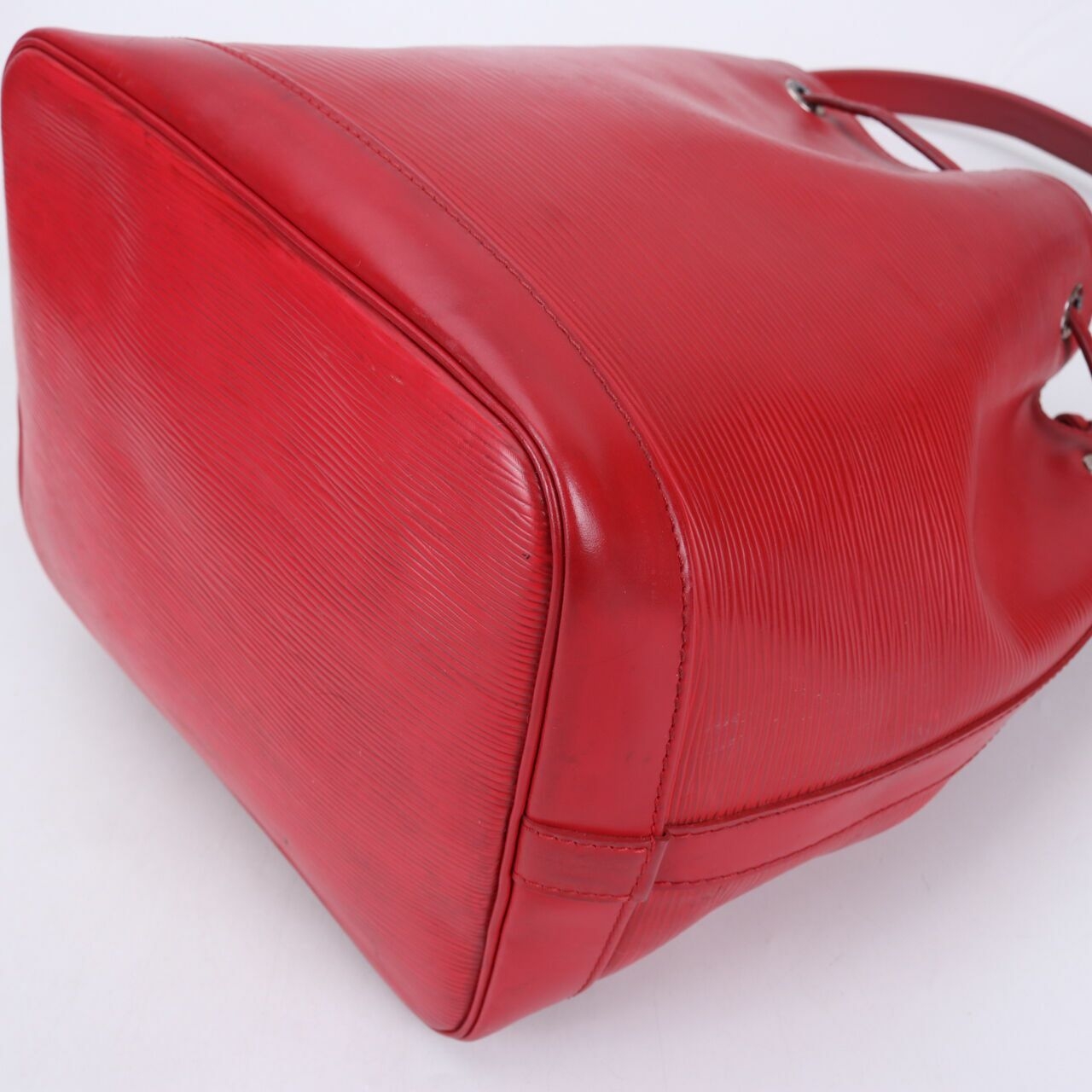 Louis Vuitton Petit Noe Red Epi Leather Shoulder Bag