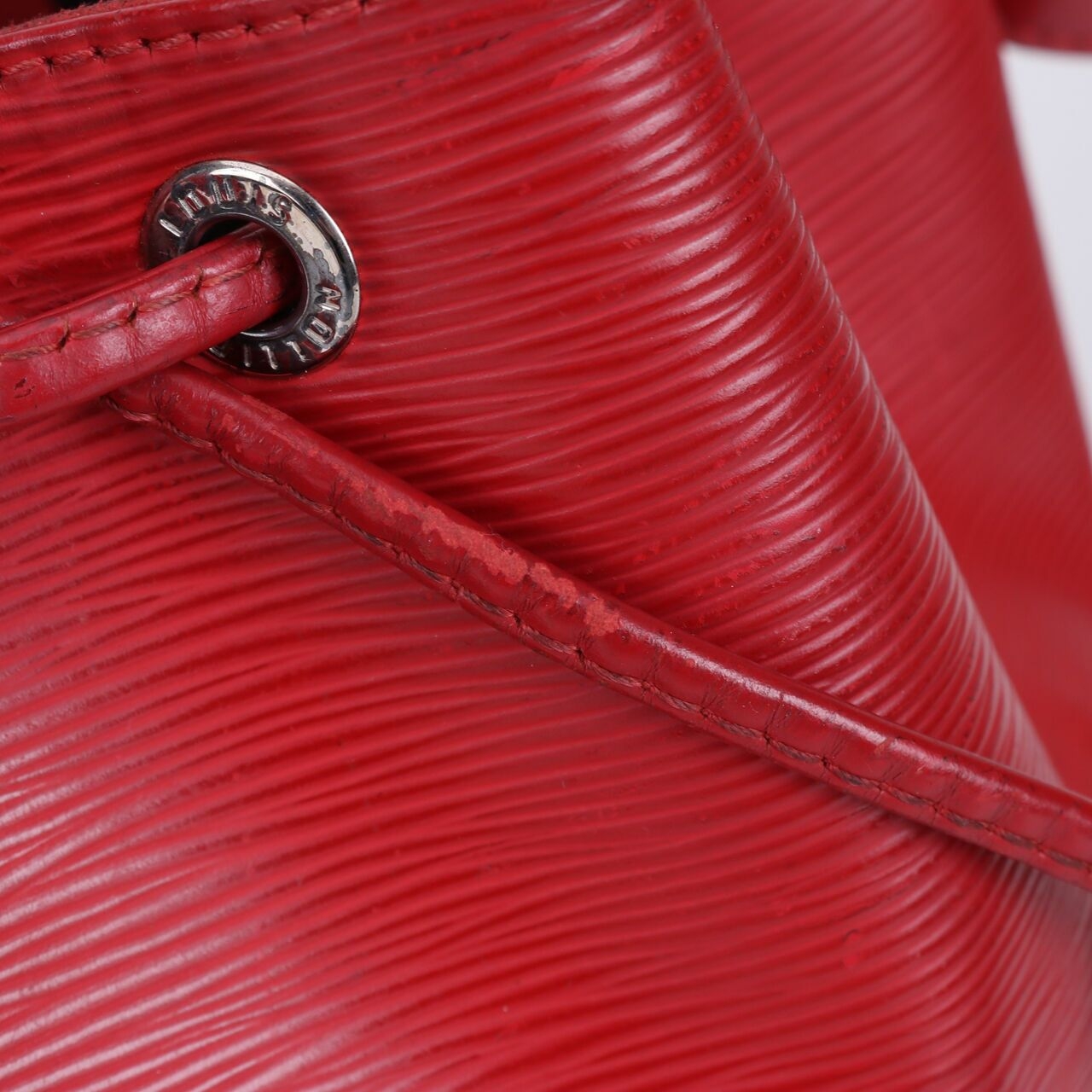 Louis Vuitton Petit Noe Red Epi Leather Shoulder Bag