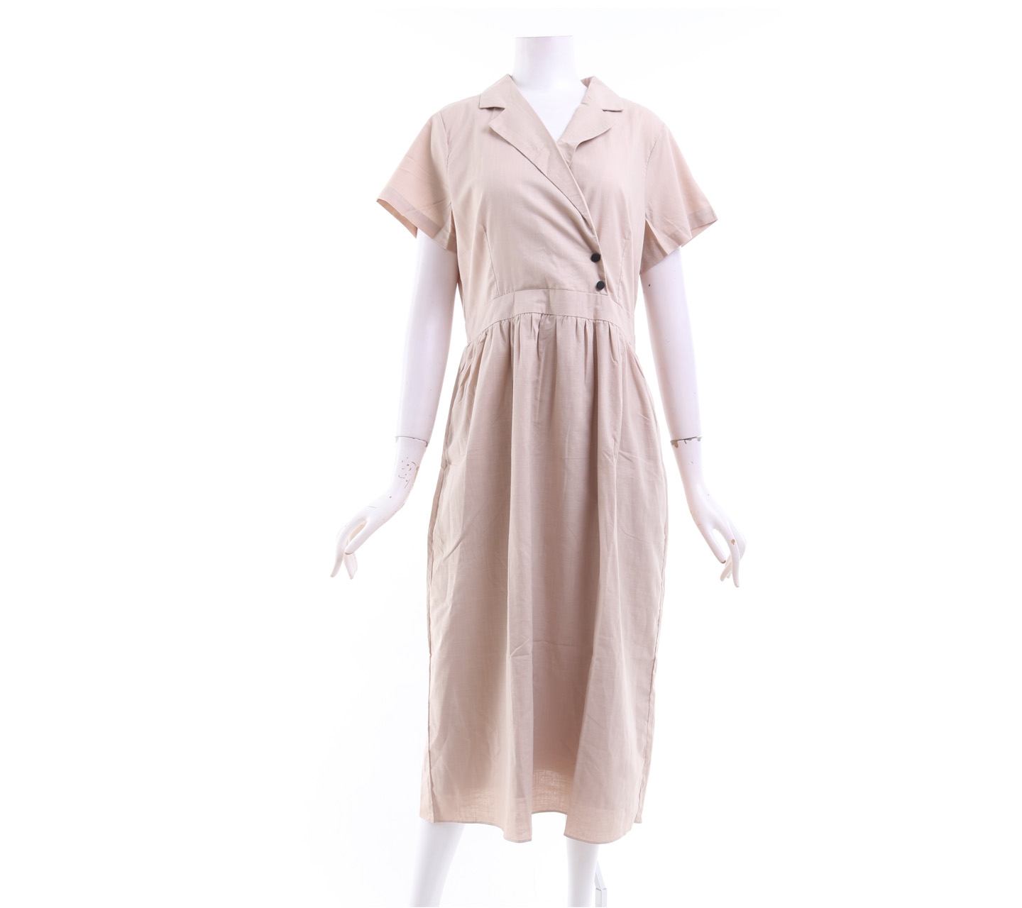 Studio cream poet long dress