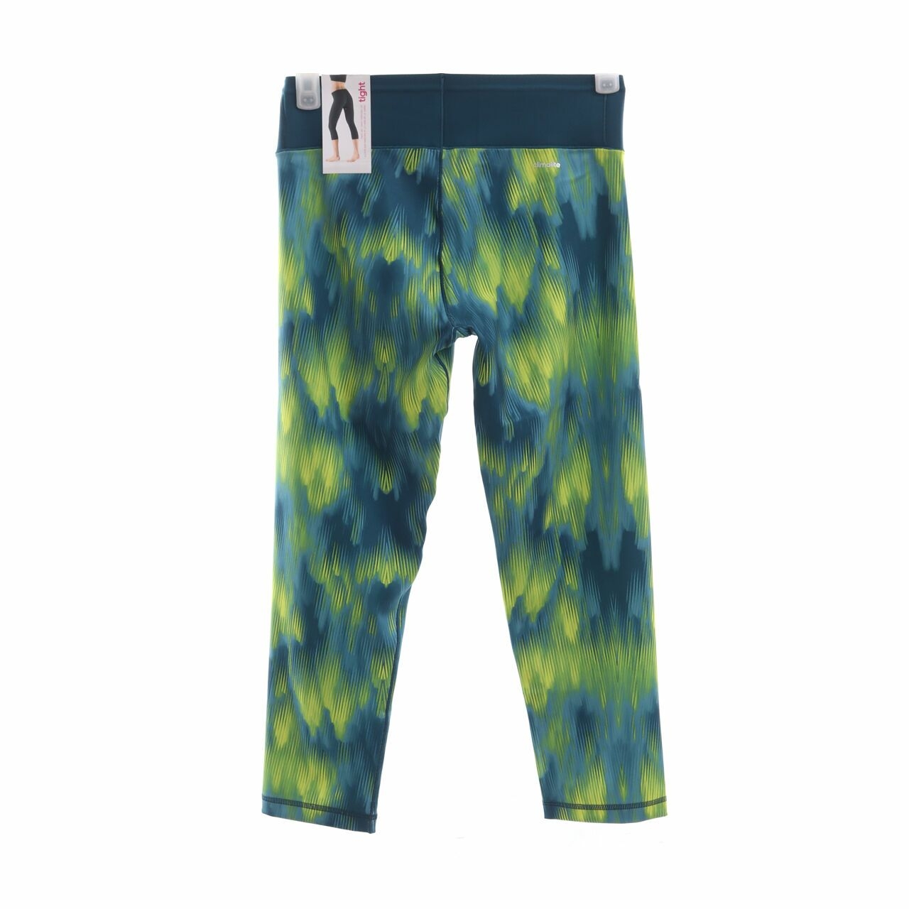 Adidas Green Tightdrop Legging Sport Cropped Pants