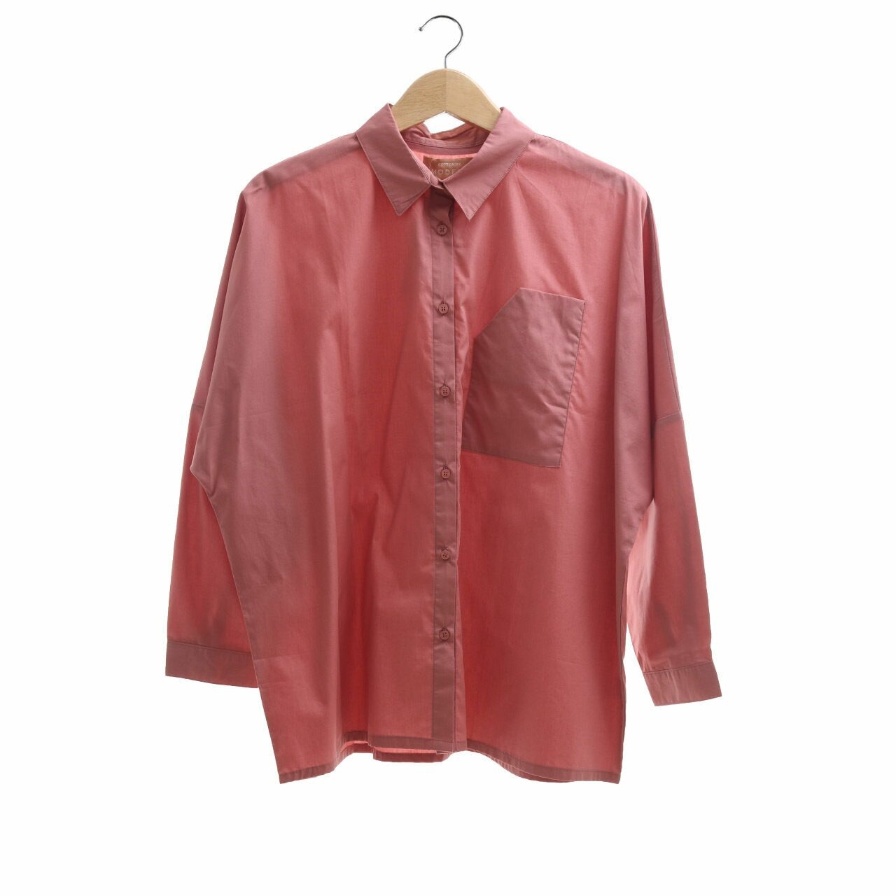 Cotton Ink Dusty Pink Modest Devon Shirt