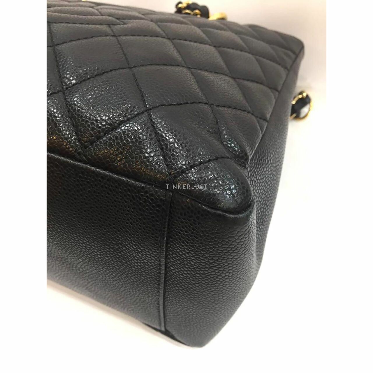 Chanel GST Black Caviar GHW #17 Tote Bag