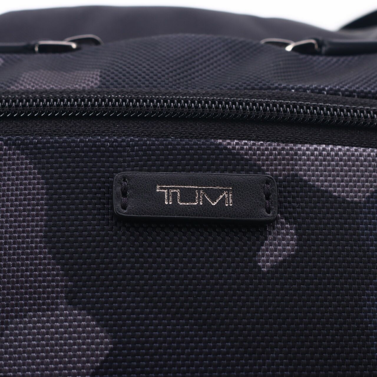 Tumi Black/Grey Packable Camo Duffle Tote Bag