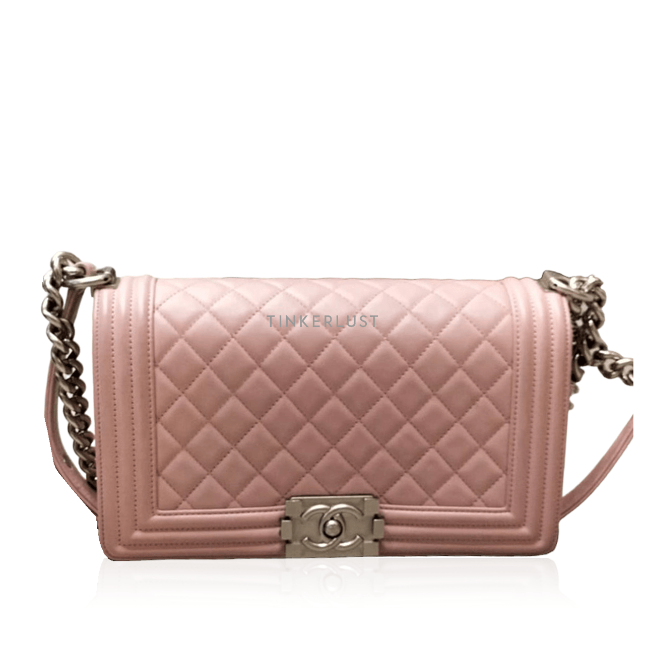 Chanel Boy Baby Pink Medium SHW Shoulder Bag