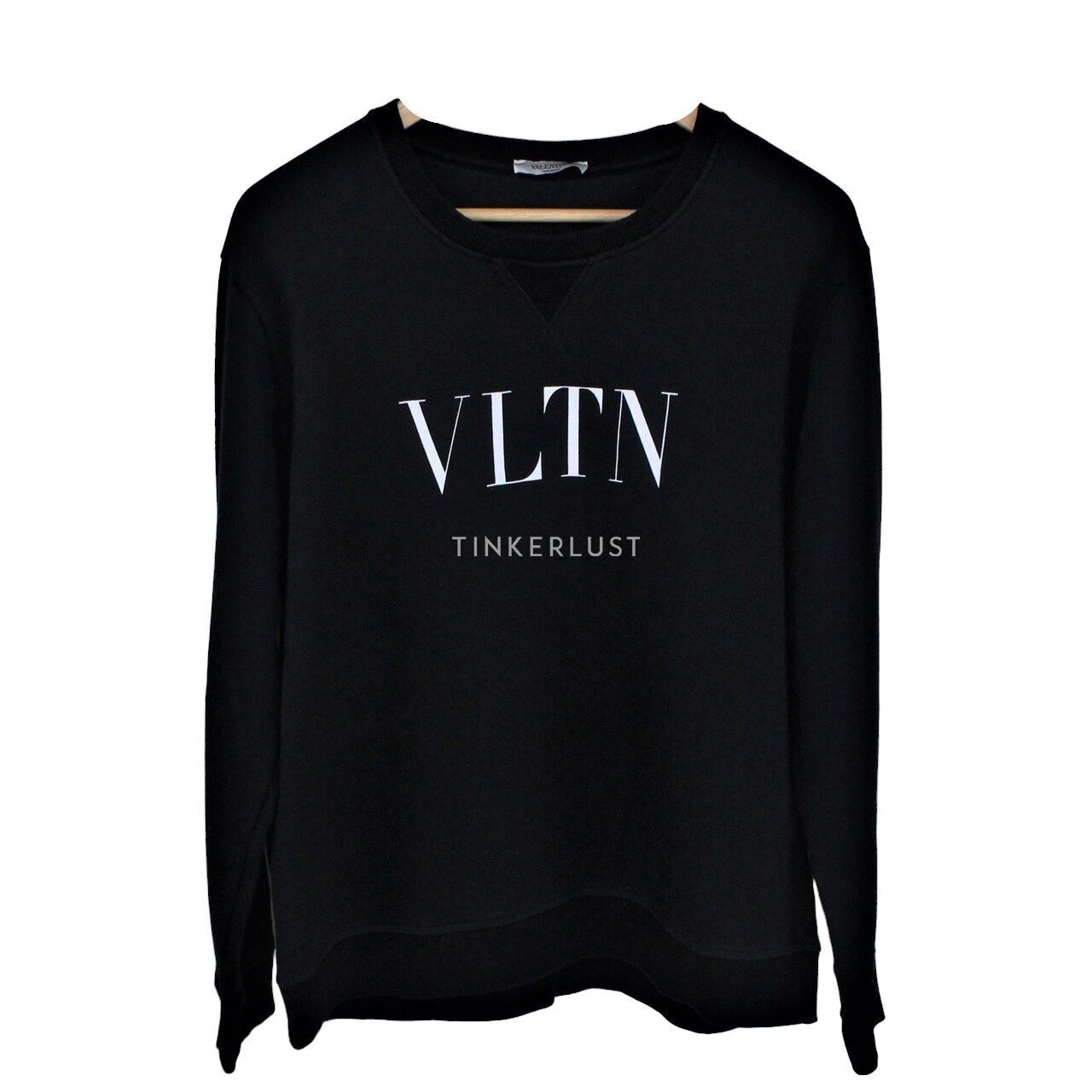 Valentino Black VLTN Logo Sweater