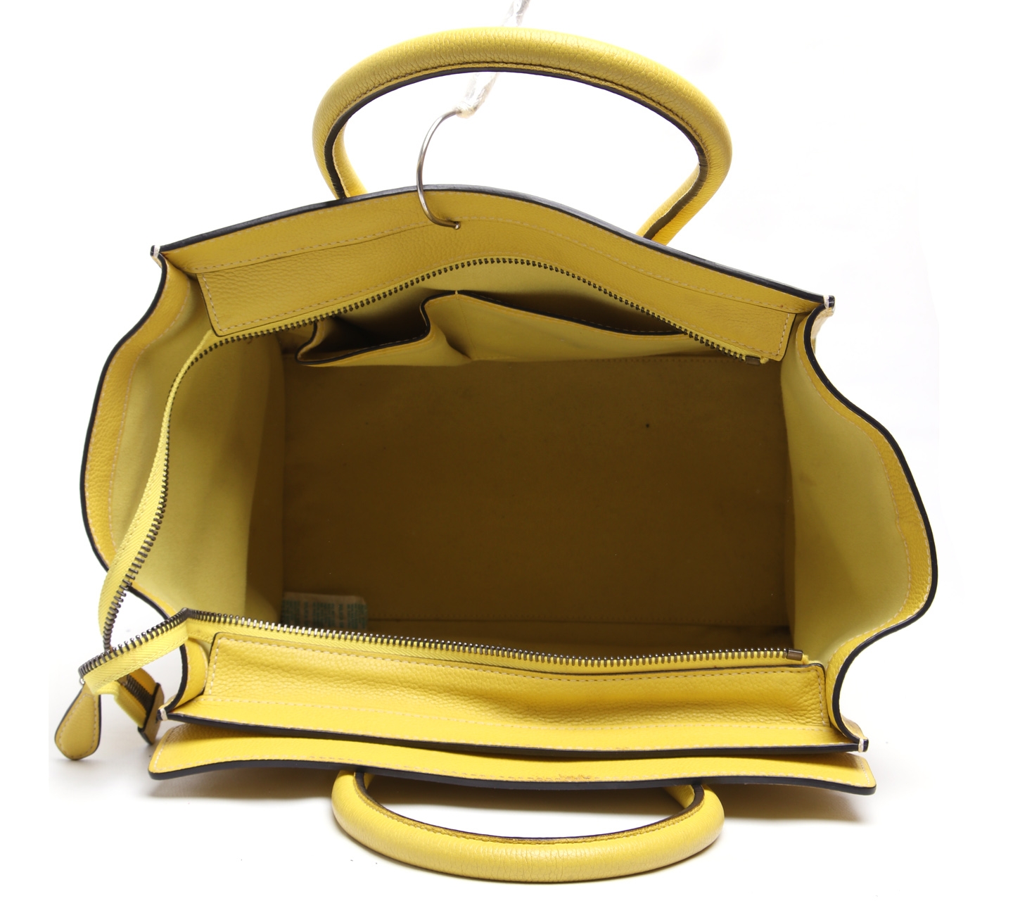 Celine Yellow ML Nano Leather Handbag