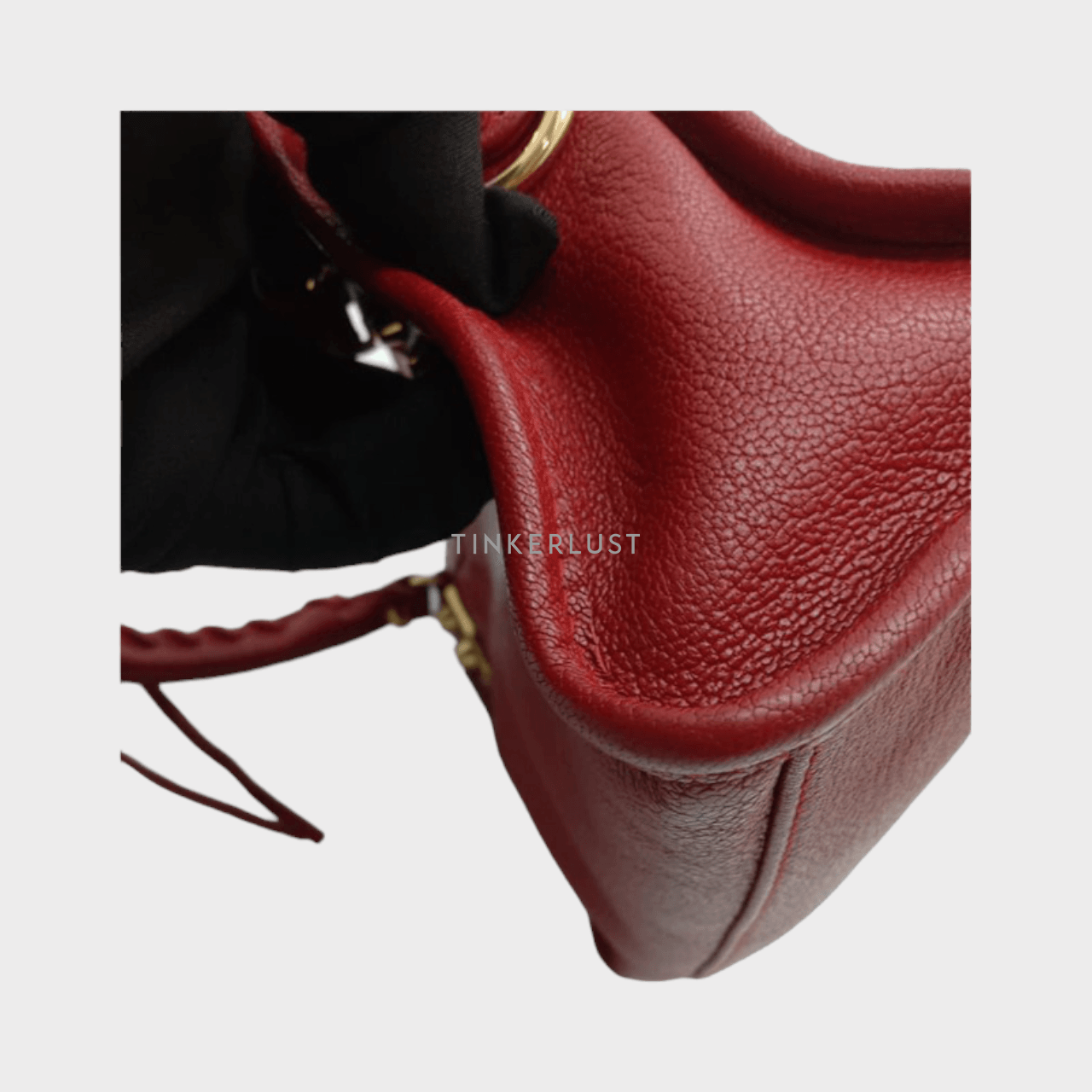 Balenciaga Mini City 24cm Rouge Edge GHW 2021 Satchel