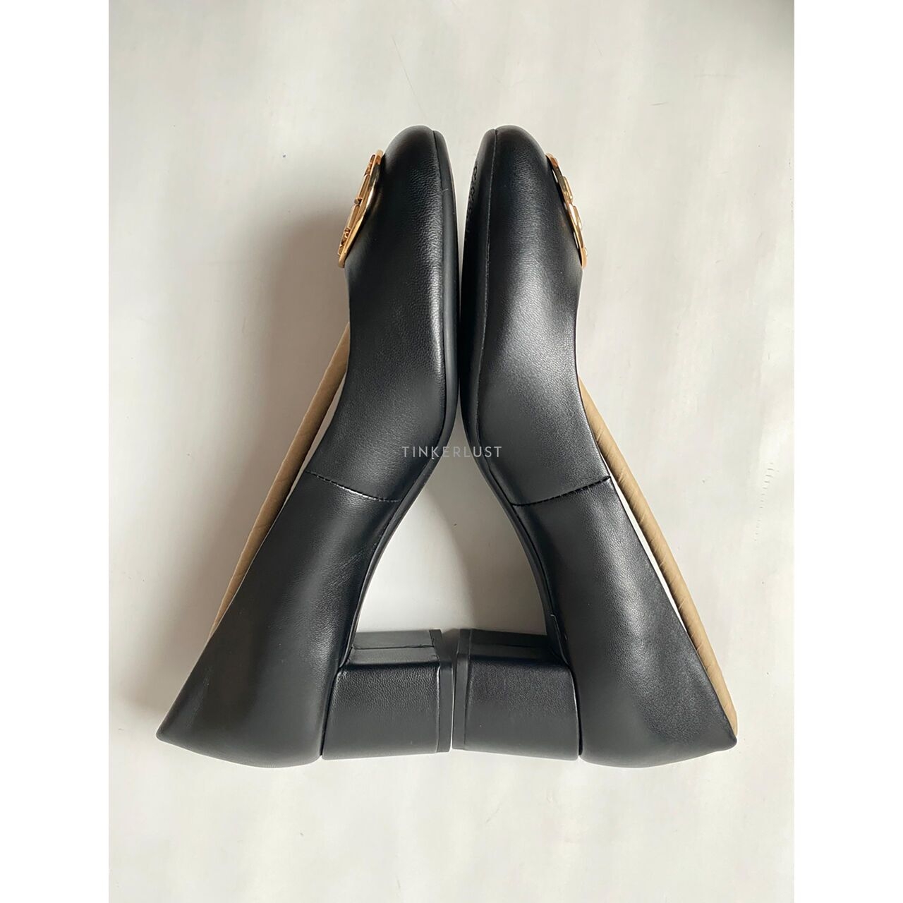 Tory Burch Chelsea 50MM Pump Nappa Leather Perfect Black Heels