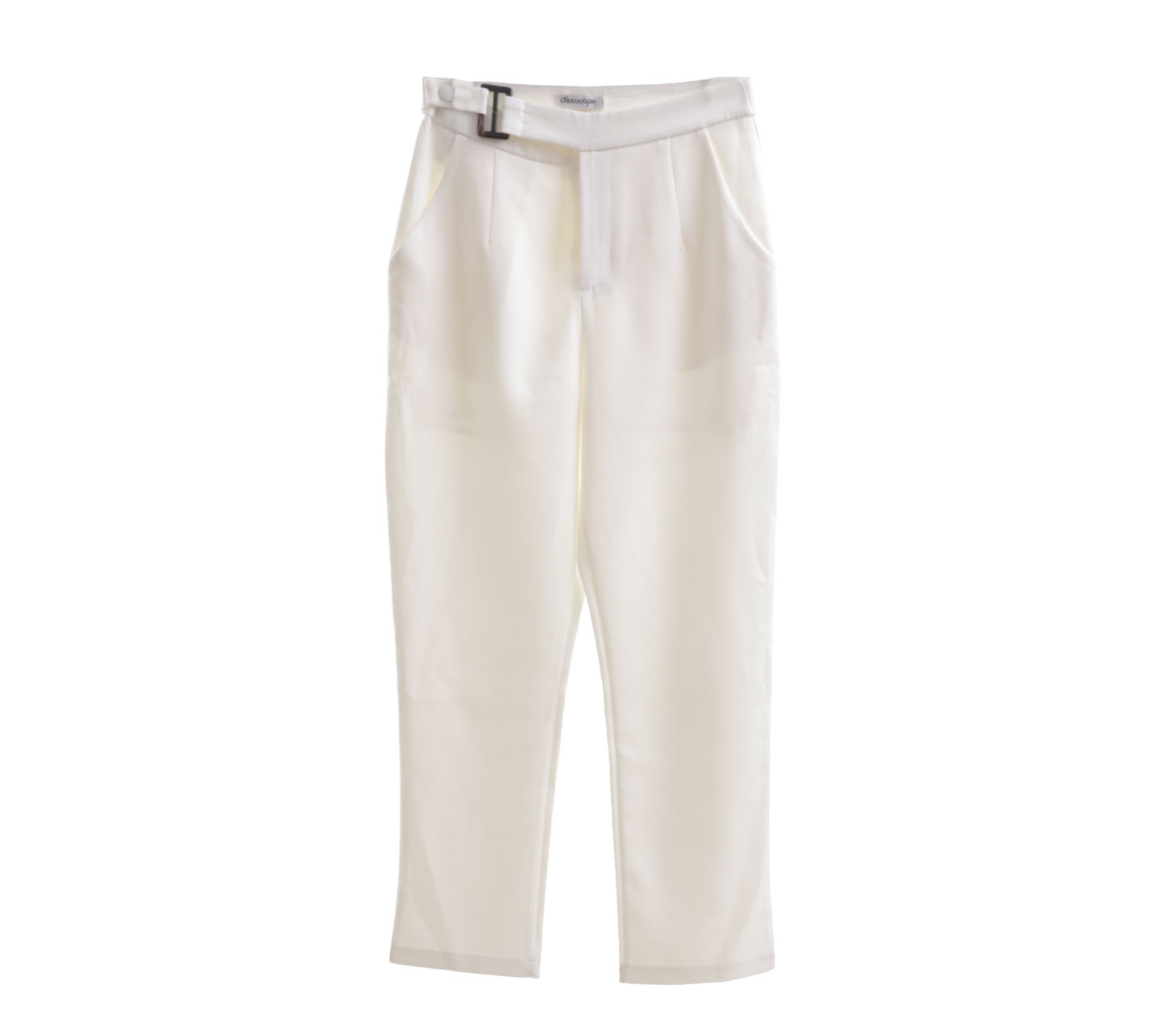 Chocochips White Long Pants