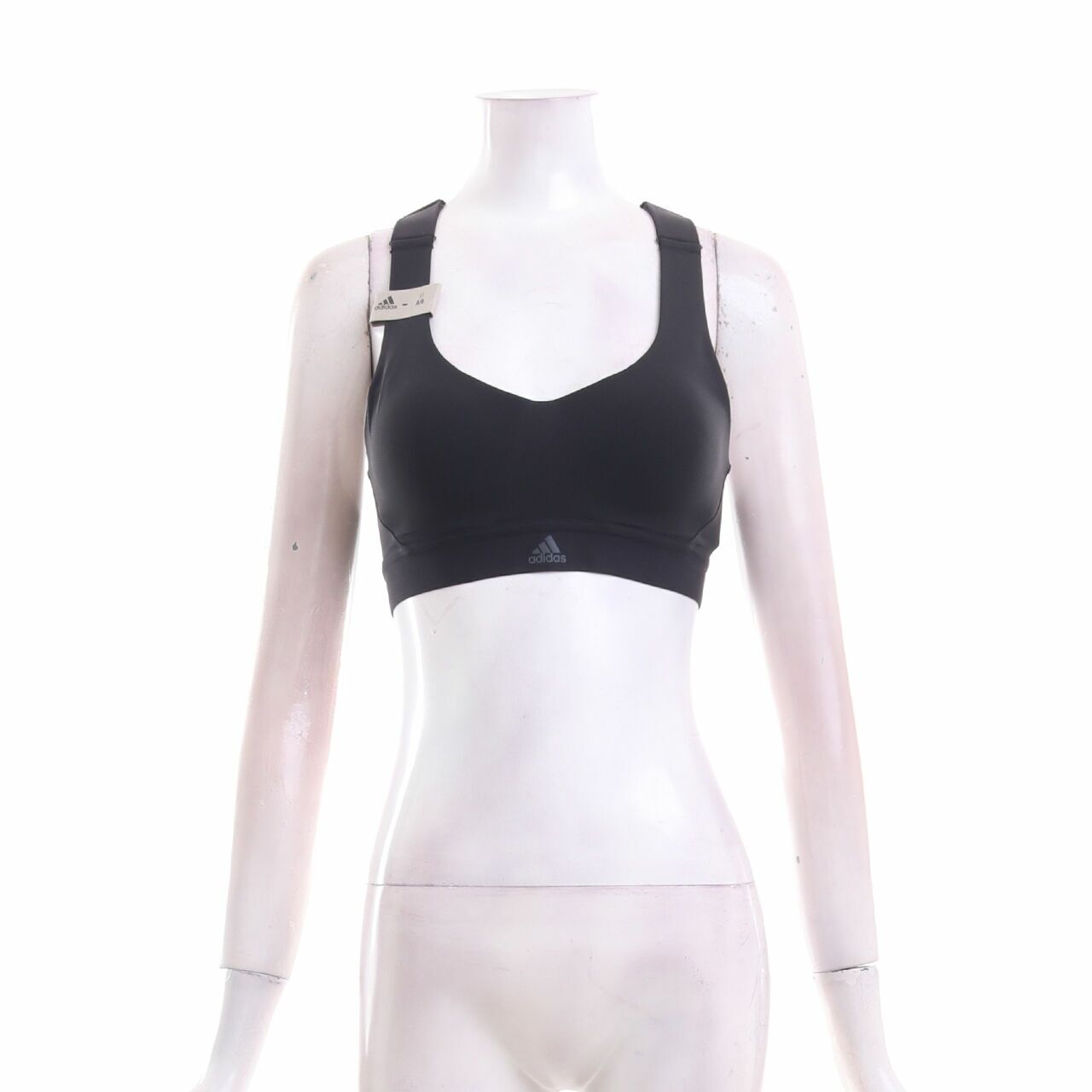 Adidas Black Committed Climachill Sport Bra