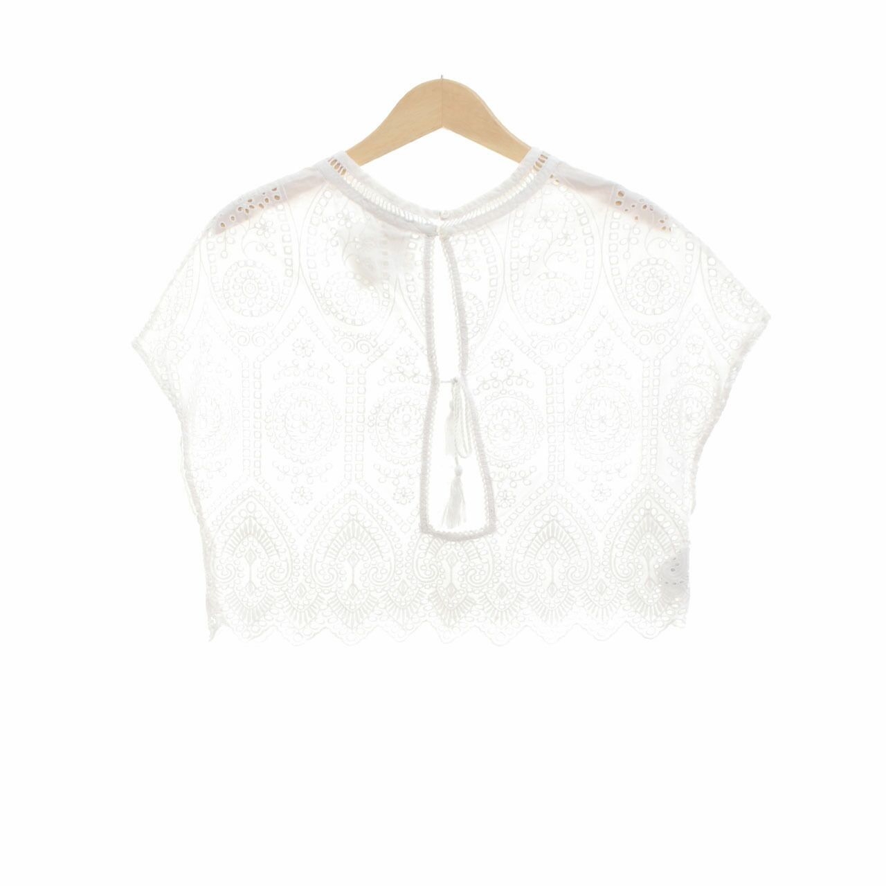 Mango White Blouse