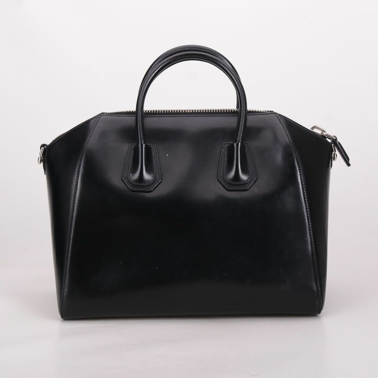 Givenchy Shiny Lord Calfskin Antigona Bag Black