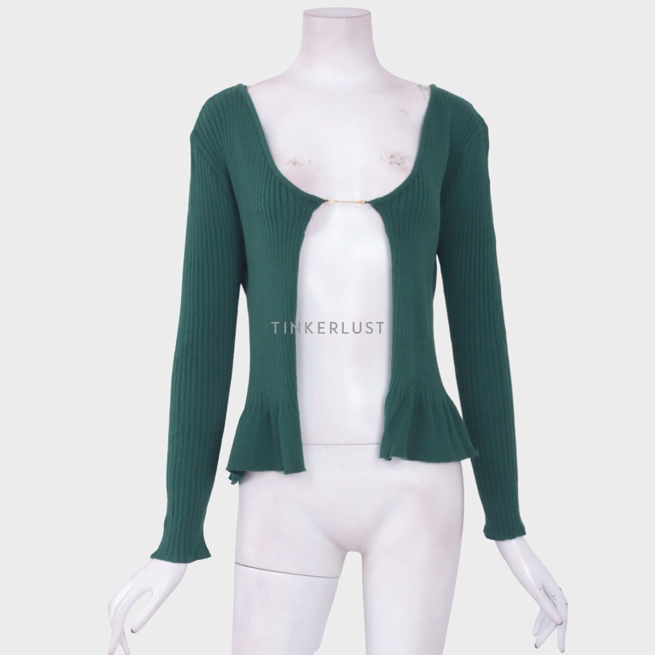 Private Collection Dark Green Cardigan