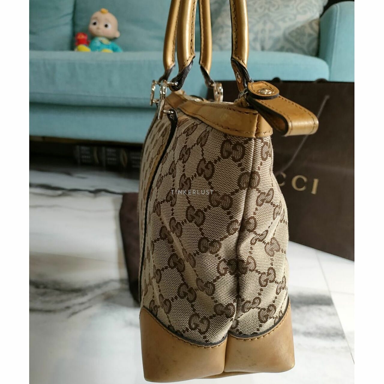 Gucci GG Monogram Tote Bag 