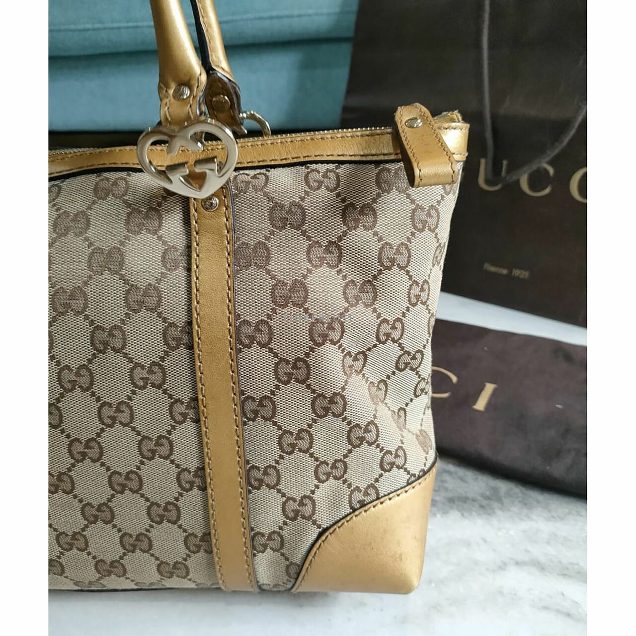 Gucci GG Monogram Tote Bag 