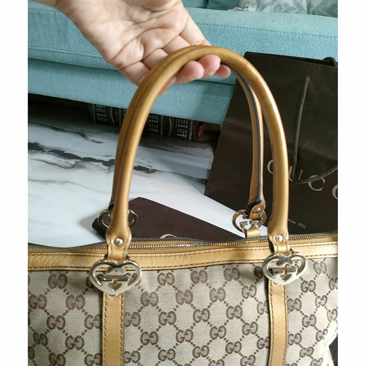 Gucci GG Monogram Tote Bag 