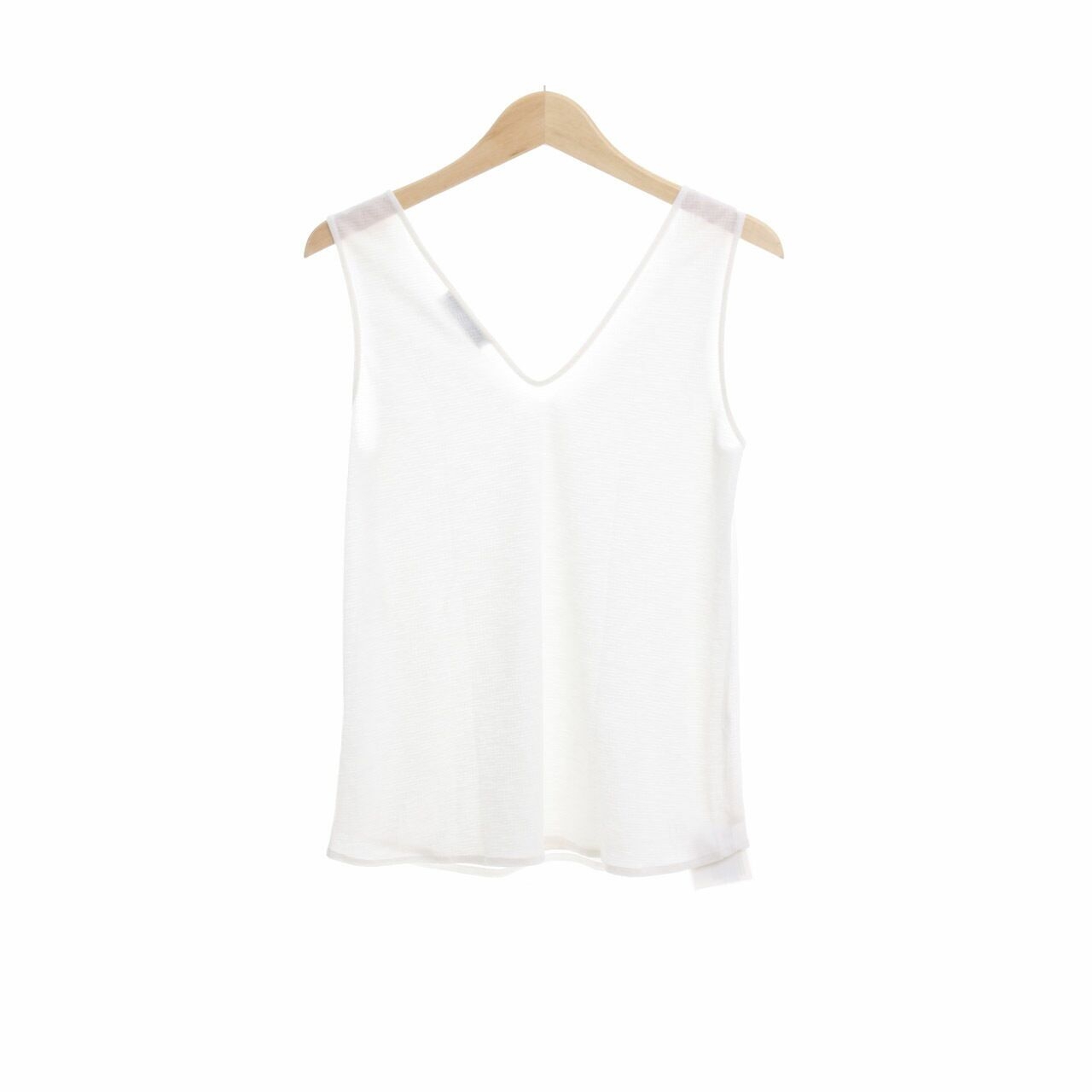 Mango White Sleeveless