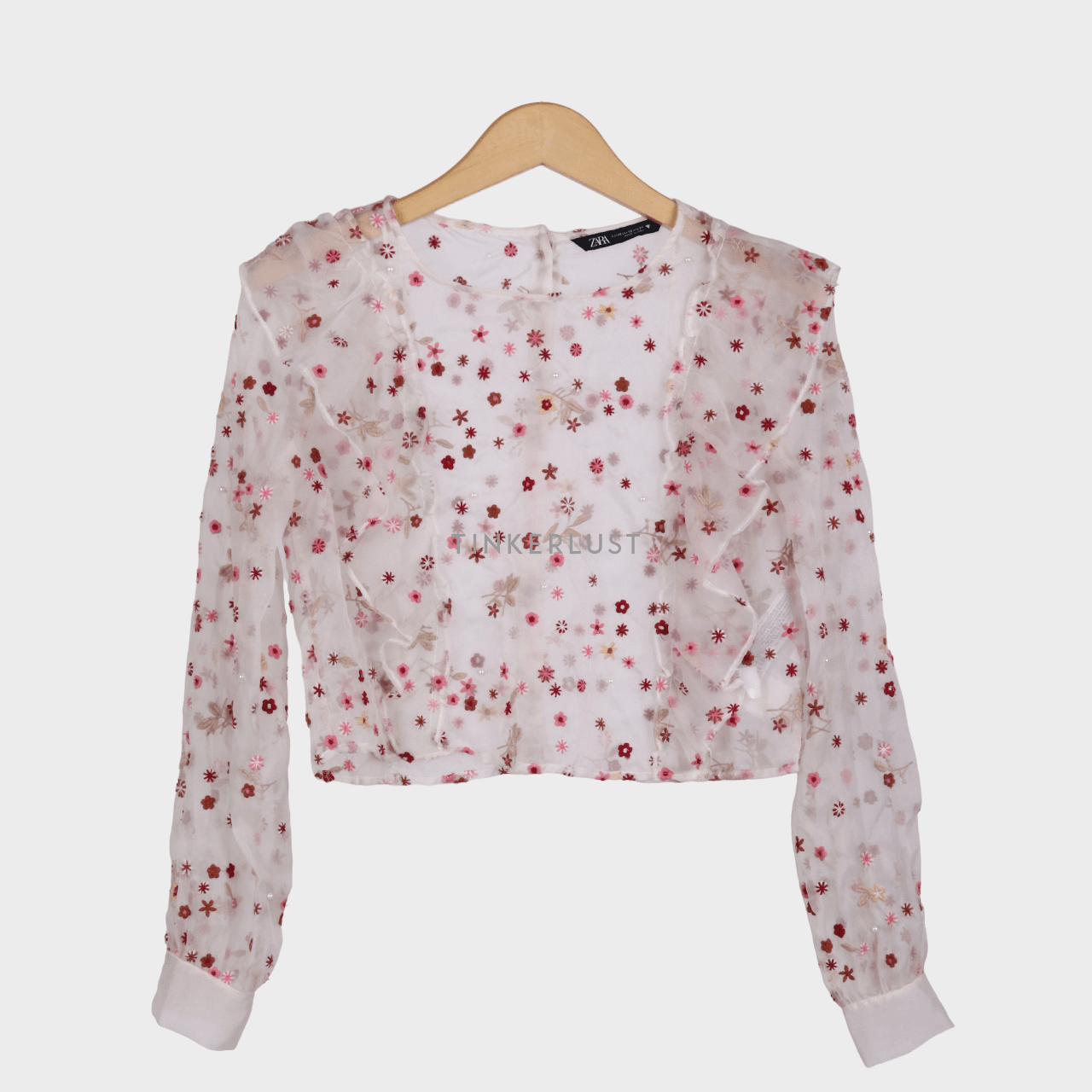 Zara Multicolour Floral Blouse