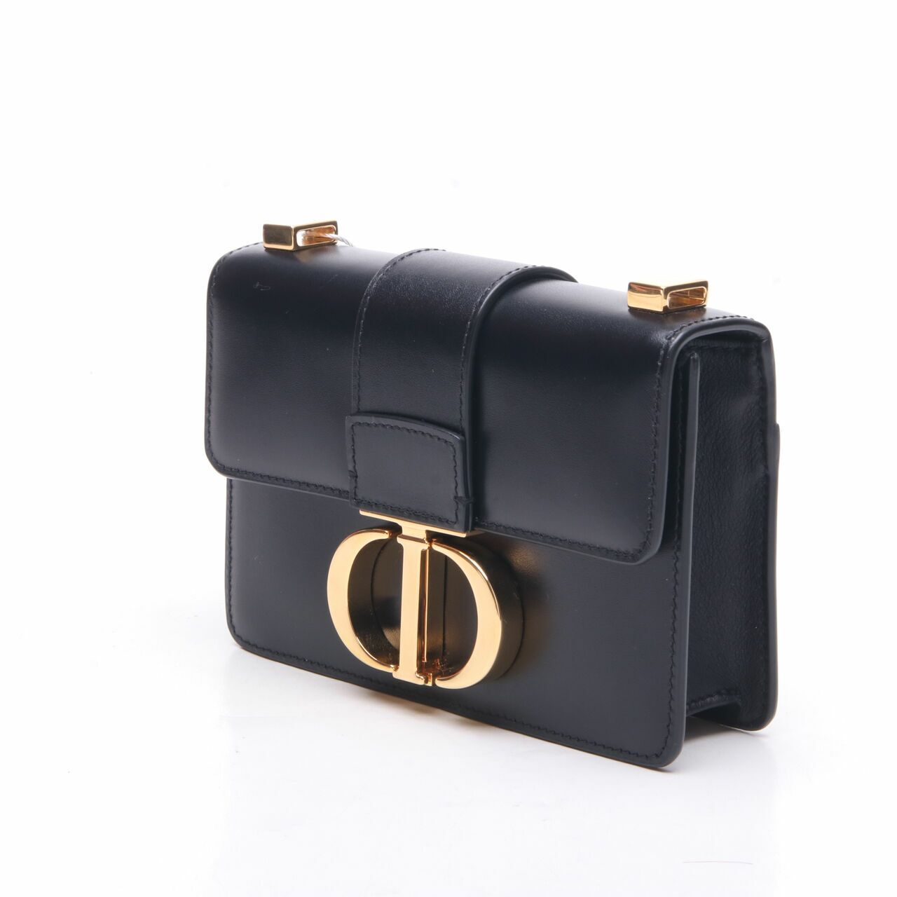 Christian Dior Montaigne Micro In Black GHW Sling Bag