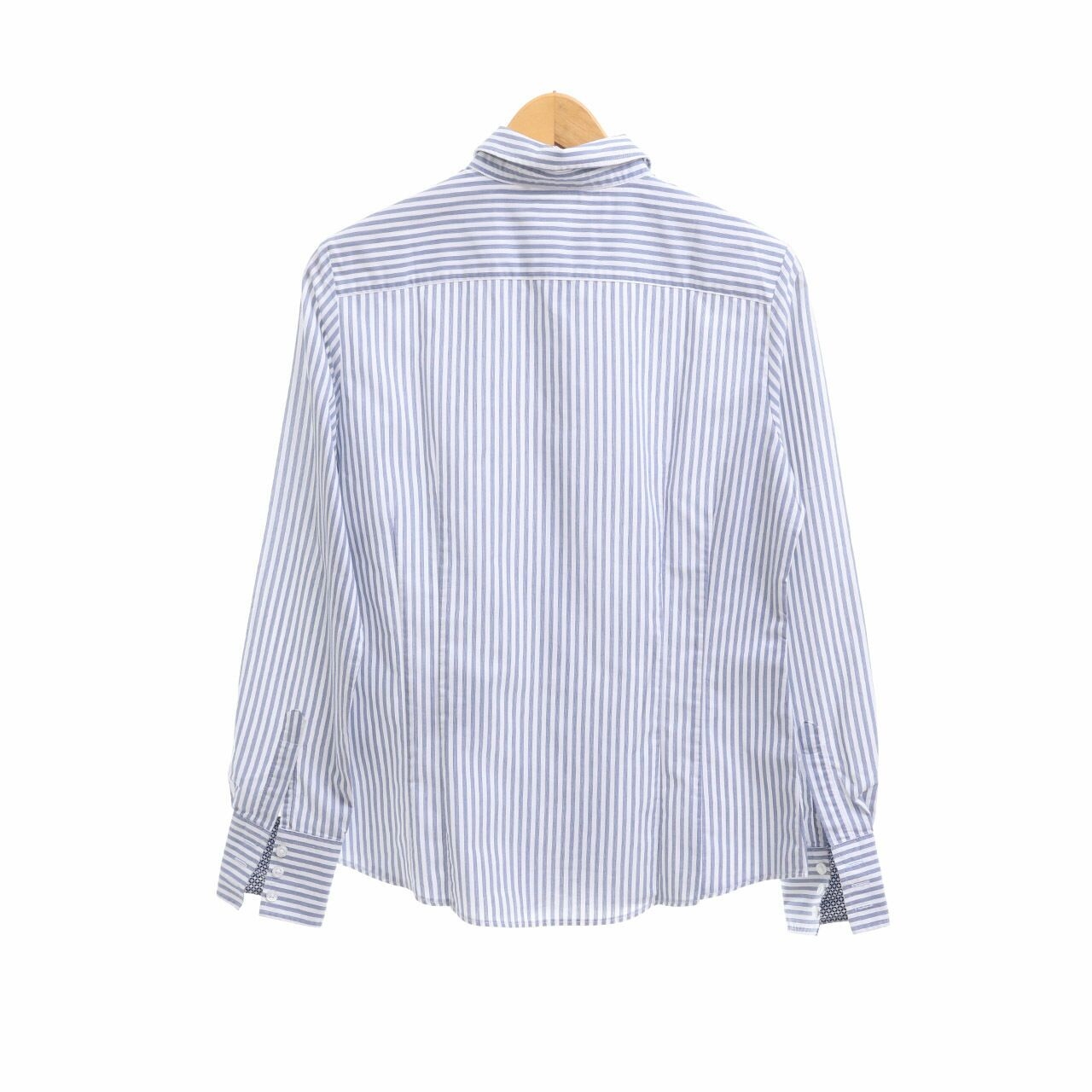 Marks & Spencer Blue & White Stripes Shirt