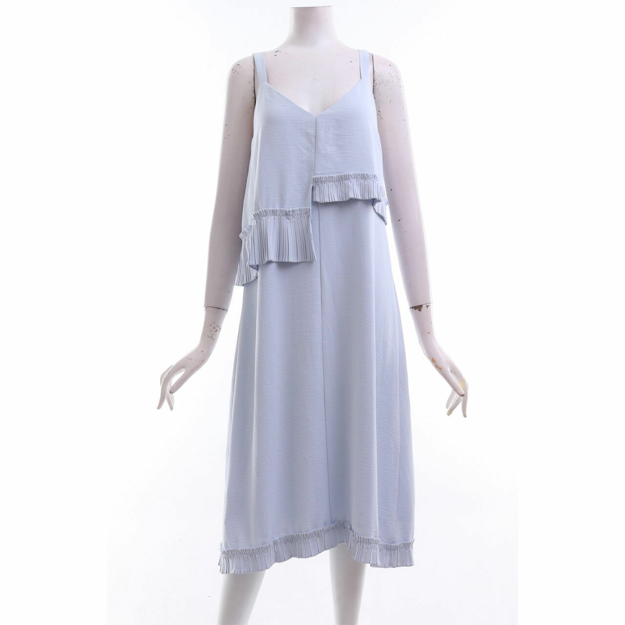 Love, Bonito Light Blue Pleats Midi Dress